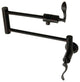 Kingston Brass KS4105CFL Century Wall Mount Pot Filler, Oil Rubbed Bronze