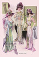 Le Bon Ton: Stylish Pastels- Gallery Wrapped Canvas Art 28" x 42"