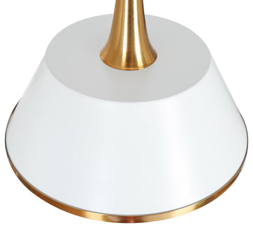 LNC 3-Light Polished Gold and White Modern Linear Kitchen Island Light