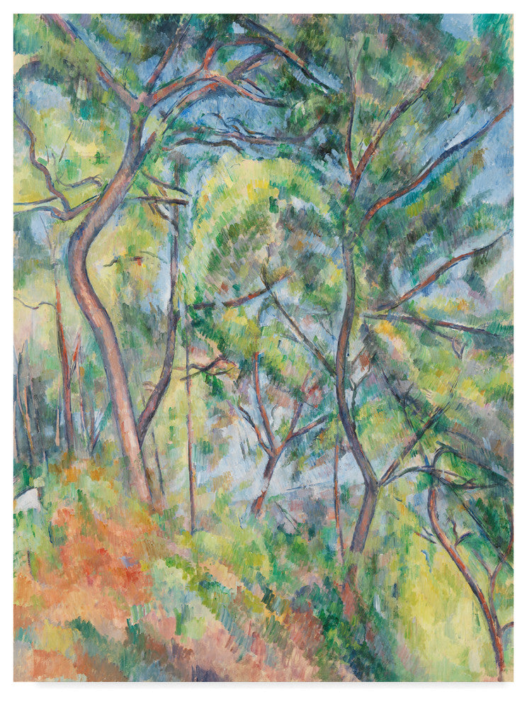 Paul Cezanne 'Sousbois' Canvas Art, 24"x18"