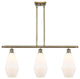 Innovations 516-3I-AB-G651-7 3-Light Island Light, Antique Brass
