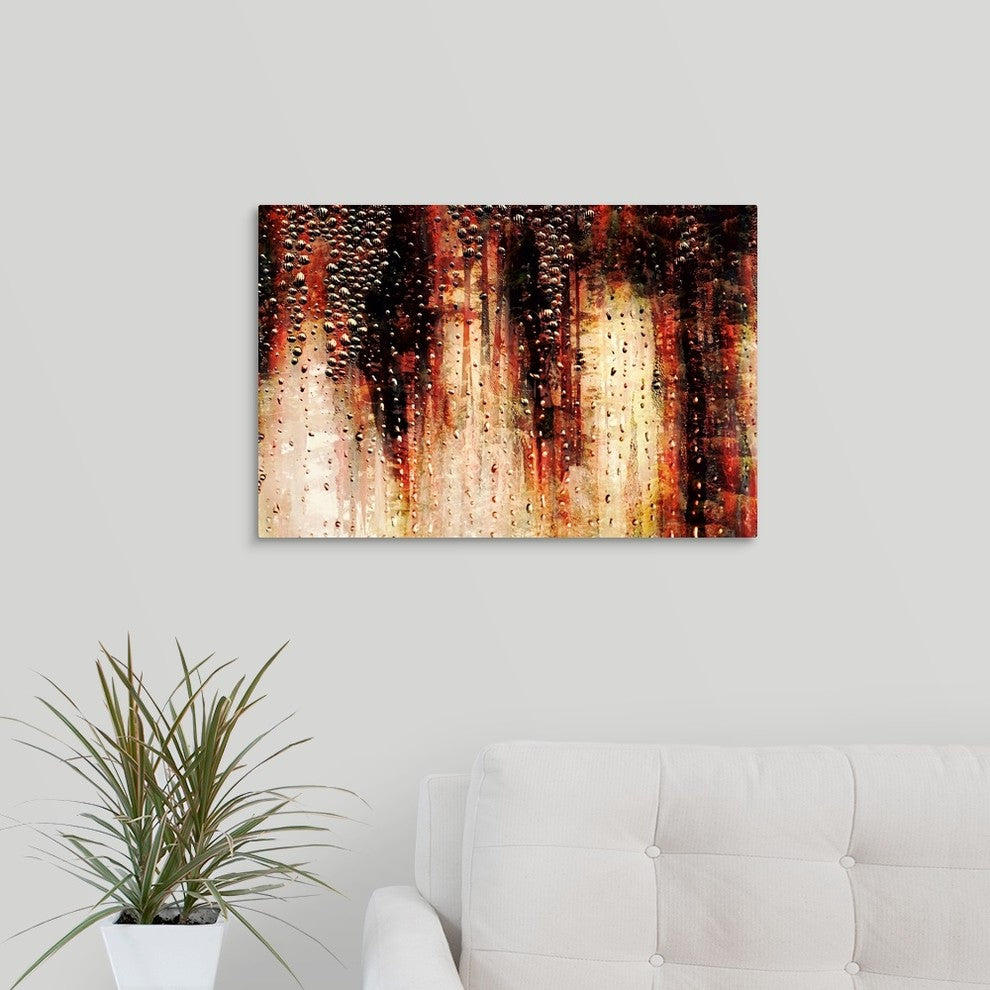 "Cedars In The Rain" Wrapped Canvas Art Print, 24"x16"x1.5"