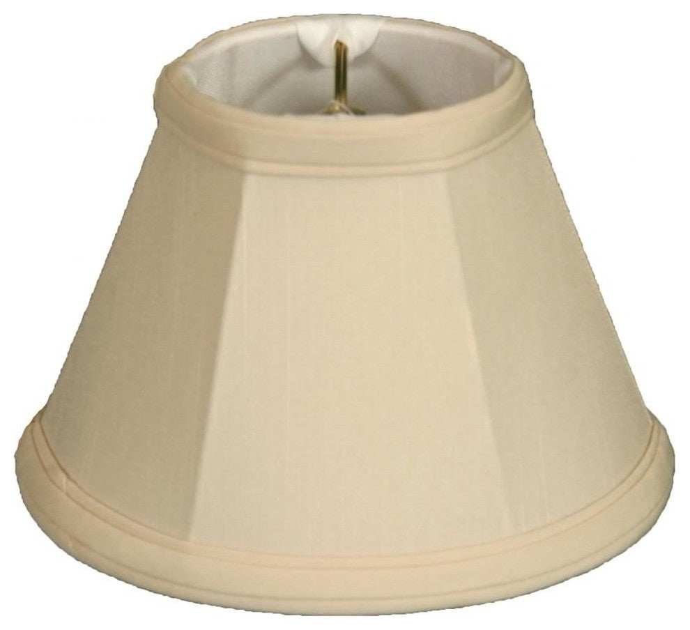 6" Deep Empire Chandelier Lampshade, Black, Eggshell, 6 Pack