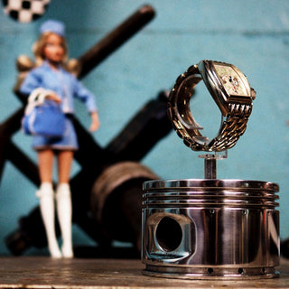 Airplane Engine Polished Piston Watch Display Stand