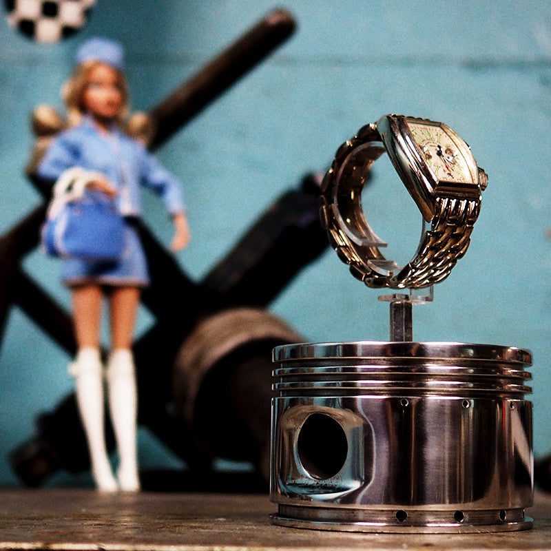 Airplane Engine Polished Piston Watch Display Stand