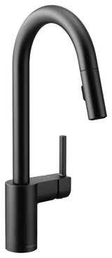 Moen Align 1-Handle High Arc Pulldown Kitchen Faucet, Matte Black