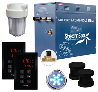 SteamSpa Royal 10.5 KW QuickStart Acu-Steam Bath Generator Package