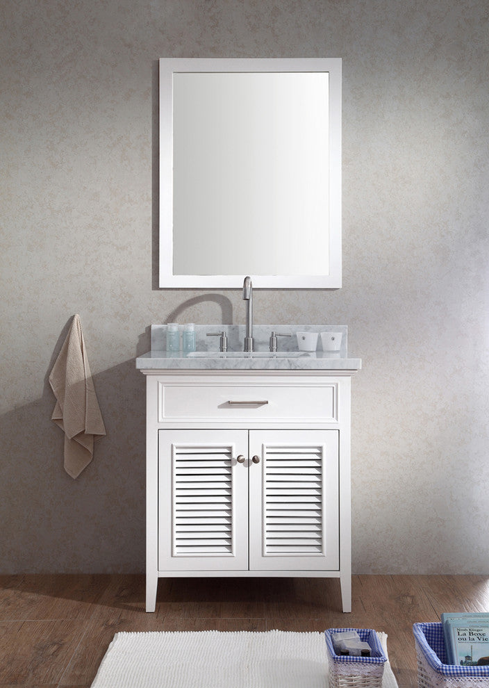 Kensington 31" Single Sink Vanity Set, White