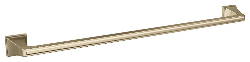 Amerock Mulholland Traditional Towel Bar, Golden Champagne, 24" Center-to-Center