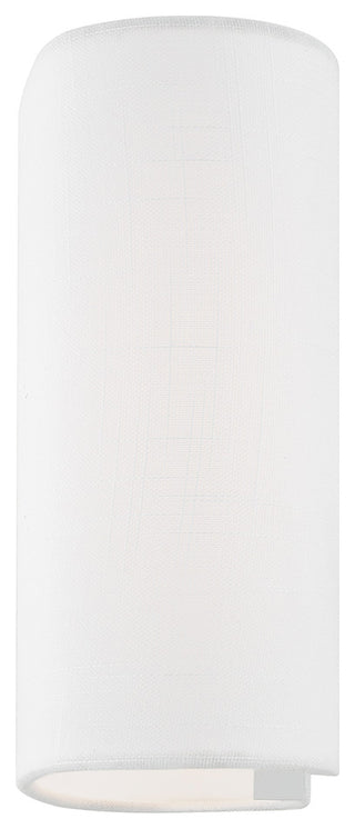 ADA Small Cylinder Fabric Wall Sconce