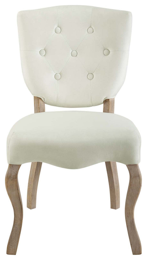 Array Vintage French Dining Side Chair, Ivory