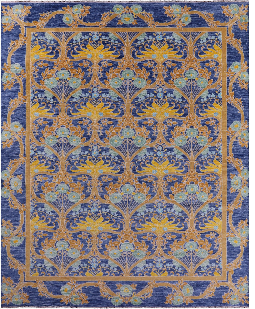 12' 0" X 14' 11" William Morris Hand-Knotted Wool Rug - Q14934