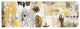 "Decadent Garden III" Digital Paper Print by Joan Elan Davis, 74"x26"