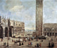 Antonio Stom A View of the Piazza San Marco Wrapped Canvas