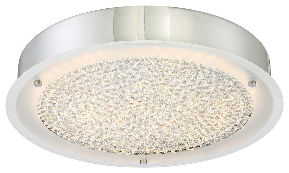 Quoizel PCBZ1616C LED Flush Mount Blaze Polished Chrome