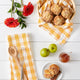 Butterscotch Checker Washed Waffle Dishtowel (Set of 2)