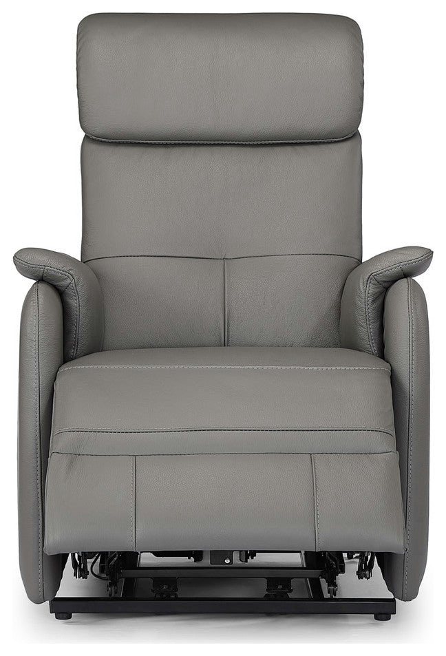 Ayre Reclining Lift Chair with Remote Control and Top Grain Leather