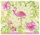 "Flamingo Dance I" Digital Paper Print by Farida Zaman, 18"x16"