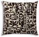 Black Modern Indoor Outdoor Zippered Pillow Cover