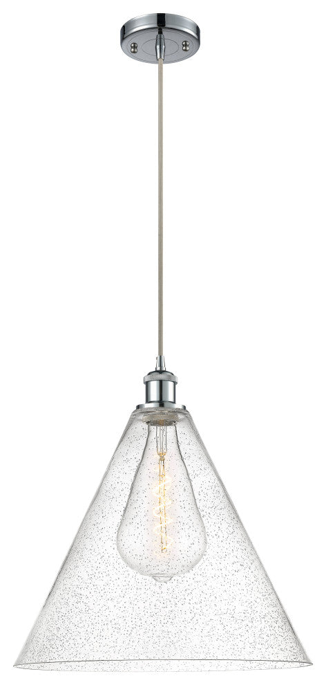 Innovations Lighting 516-1P-PC-GBC-164-LED Ballston Cone 1 Light 16" Pendant