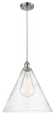 Innovations Lighting 516-1P-PC-GBC-164-LED Ballston Cone 1 Light 16" Pendant