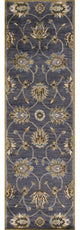 KAS Syriana 6024 Midnight Kashan Area Rug, 2'3"x7'6" Runner