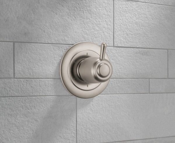 Delta 6-Setting 3-Port Diverter Trim, Stainless, T11900-SS