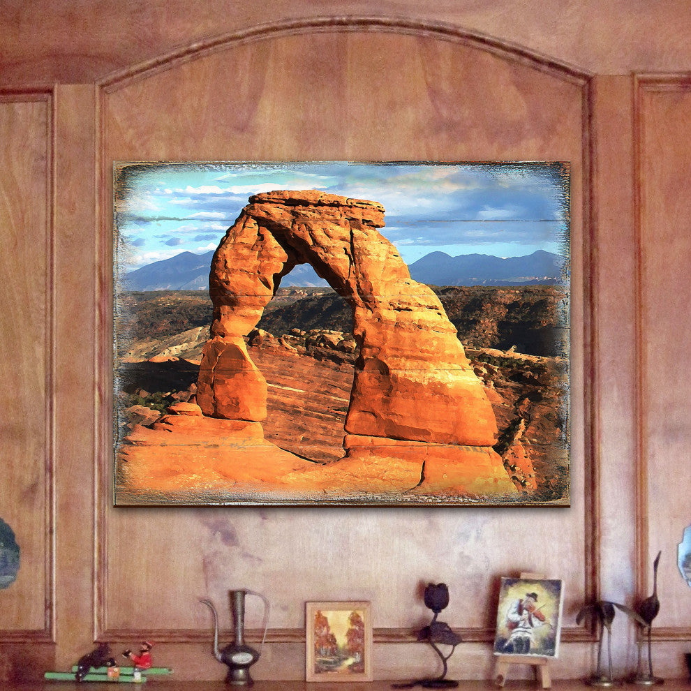 Grand Canyon Wooden Block, 48 X 36