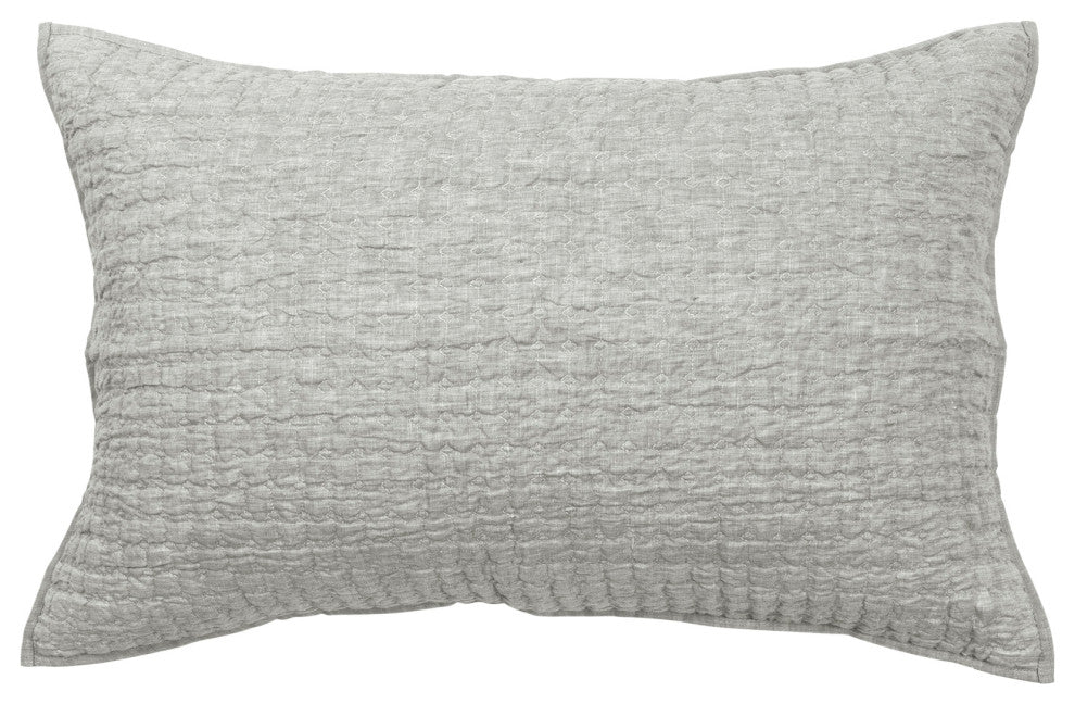 Cathalina Linen, Gray Chambray, King Sham