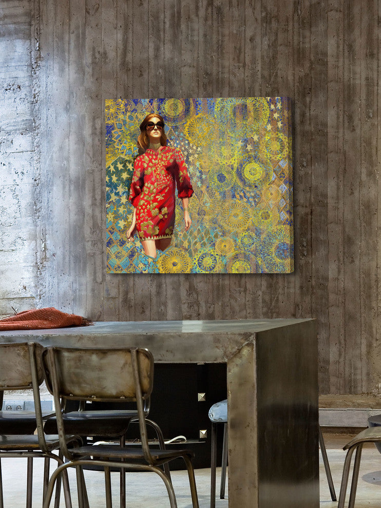 "Bronze Model 2" Painting Print on Canvas