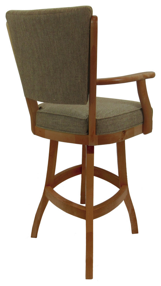 Classic Counter Bar Stools 26" 30" Extra Tall 34", Basin Beige - Honey, 34"