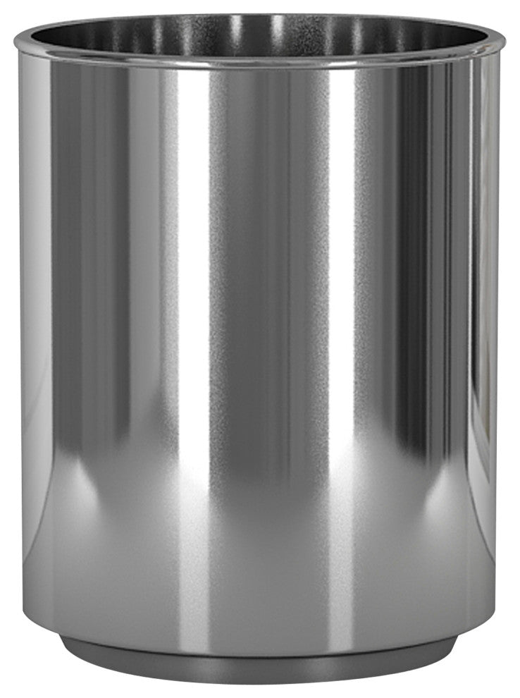 nu steel Stainless Steel Wastebasket, 7 Quart