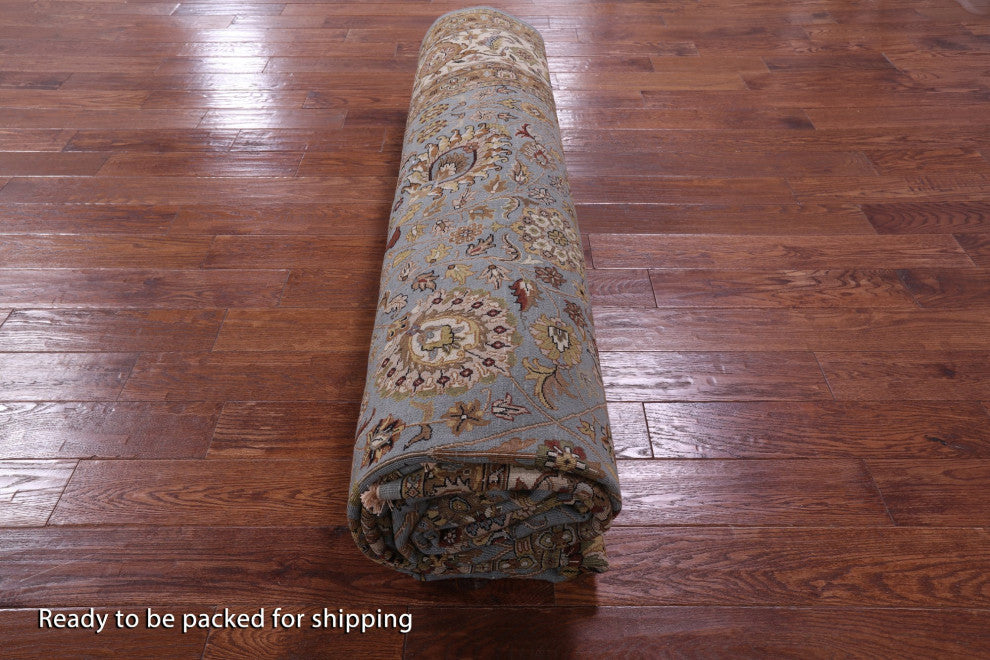 Persian Tabriz Hand-Knotted Wool Rug 10' 0" X 14' 0" Q9442