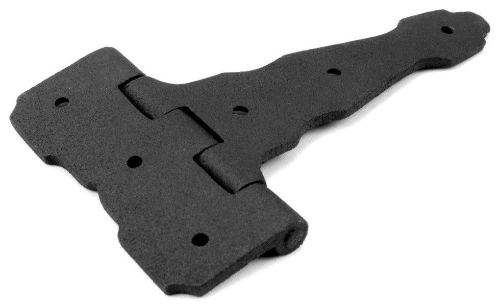 Black Cast Iron T Strap Gate Hinges Rust Resistant Cast Iron Renovators Supply