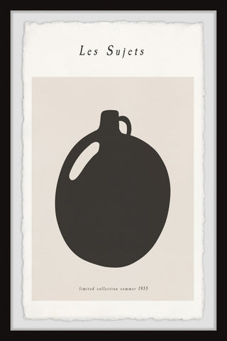 "Les Sujets" Framed Painting Print, 12x18