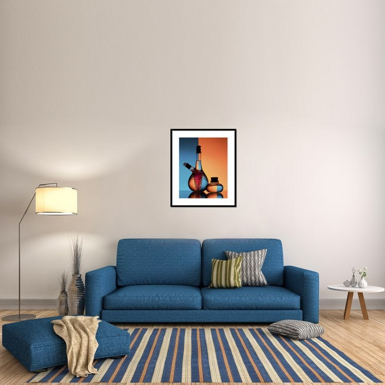 "Oil And Vinegar" Framed Digital Print by Aida Ianeva, 30x36"