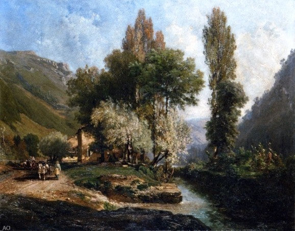Alexandre-Rene Vernon Saint Rambert in Bugey, 21"x28" Wall Decal