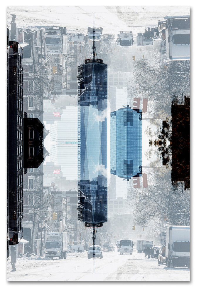Philippe Hugonnard 'New York Reflection V' Canvas Art