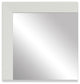 LaRue Framed Wall Mirror, White, 28" X 36"