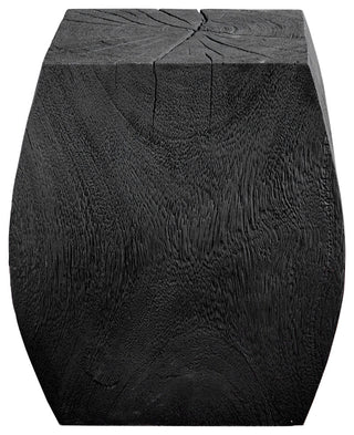 Uttermost 25296 Grove Black Wooden Accent Stool