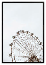 Satin Black 12" x 16" Sky High Delight Framed Print