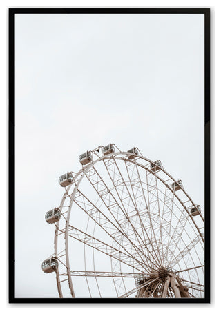 Satin Black 12" x 16" Sky High Delight Framed Print