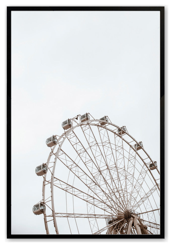 Satin Black 12" x 16" Sky High Delight Framed Print