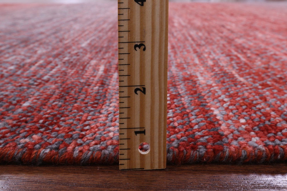 8' 1" X 10' 7" Handmade Savannah Grass Wool Rug - Q13233