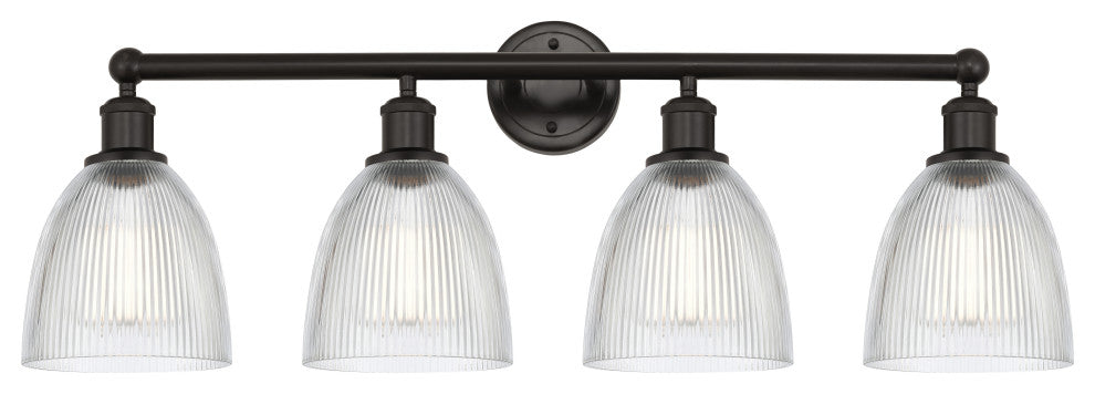 Innovations 616-4W-OB-G382 Castile 4 Light Bath Vanity Light, Oil Rubbed Bronze