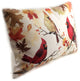 Fall Fall Cardinal Pillow Cotton Autumn Leaves R60701