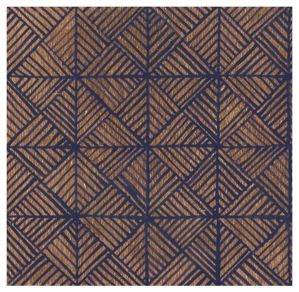 "Copper Pattern II" Digital Paper Print by Kathrine Lovell, 20"x20"
