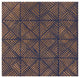 "Copper Pattern II" Digital Paper Print by Kathrine Lovell, 20"x20"