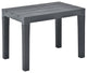 vidaXL 2x Patio Benches Anthracite Plastic Outdoor Garden Poolside Chairs Seat