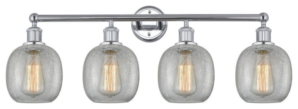 Innovations 616-4W-PC-G105 Belfast 4 Light Bath Vanity Light, Polished Chrome